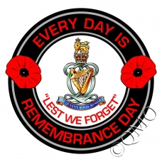 The Queens Royal Hussars Remembrance Day Sticker